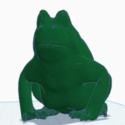 Mô hình chú ếch in 3D dễ thương - File STL chất lượng cao