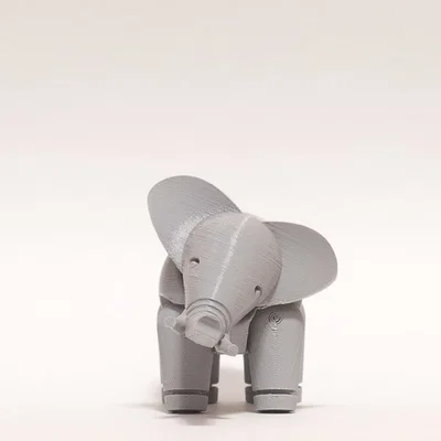 Mô hình Voi cử động được (Articulated Elephant)