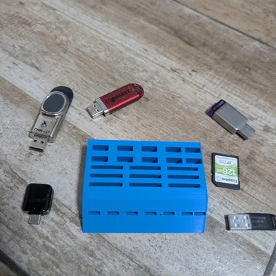 Khay Đựng USB và Thẻ Nhớ Đa Năng (Organizer) - Gọn Gàng, Tiện Lợi