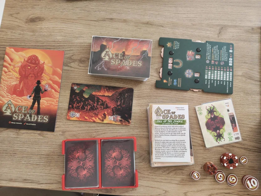 Khay đựng board game Ace of Spades (Hỗ trợ thẻ bài có bọc) - Image 2