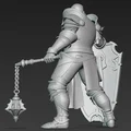 Mô hình Fantasy Knight 8: Hiệp sĩ chiến binh 1:24 cho máy in 3D - Thumbnail 3