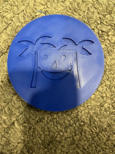 Miếng lót ly in 3D độc lạ hình cô gái Hawaii và cây cọ - Image 1