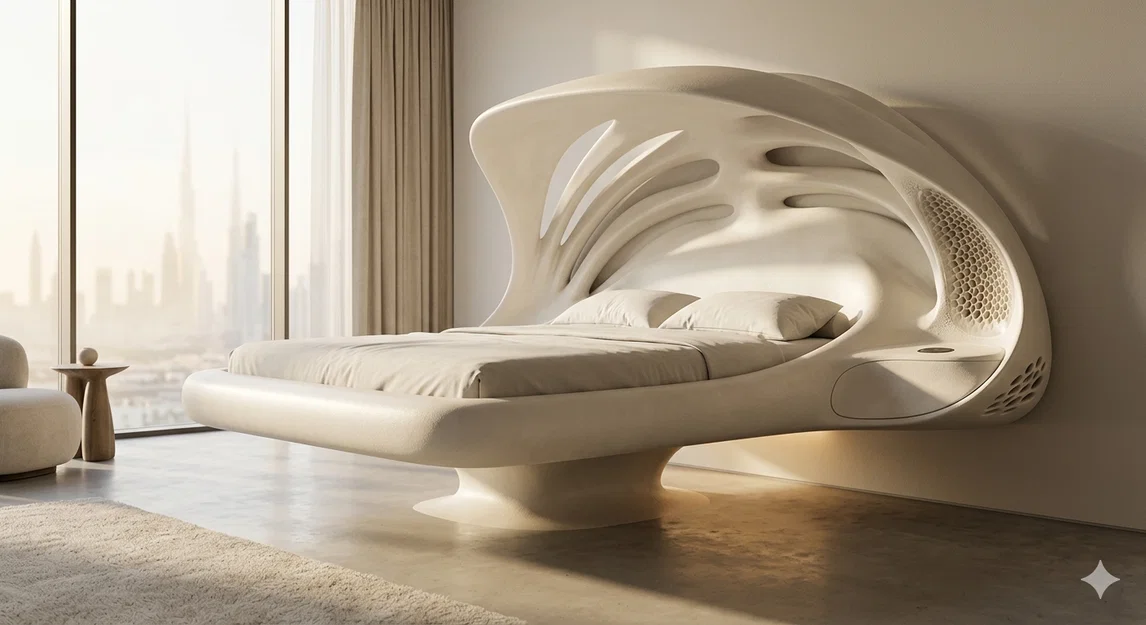 Giường ngủ Bionic tương lai (Futuristic Bionic Bed) - Image 1