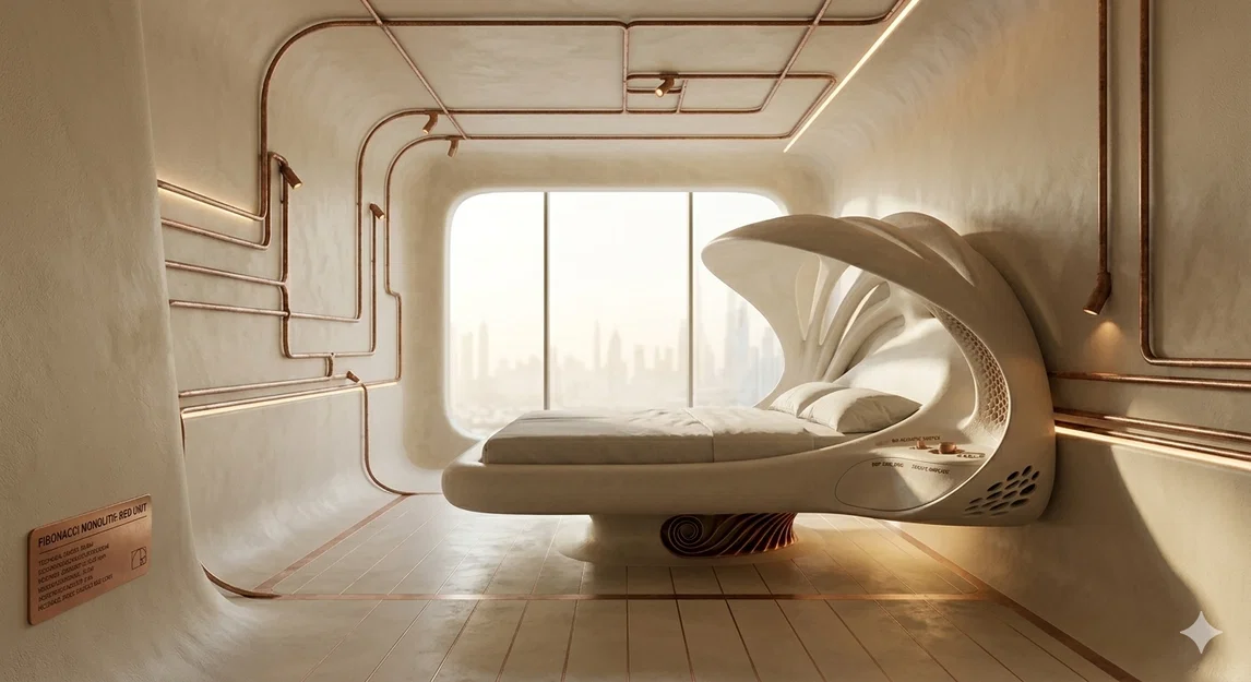 Giường ngủ Bionic tương lai (Futuristic Bionic Bed) - Image 2
