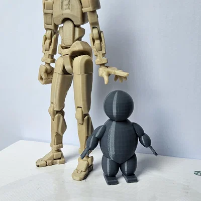 Mô hình nhân vật Little Dude in 3D đáng yêu cho bàn làm việc