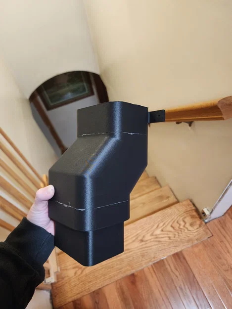 Khớp nối máng xối 3x4 (3x4 Downspout Gutter Offset) - Image 5