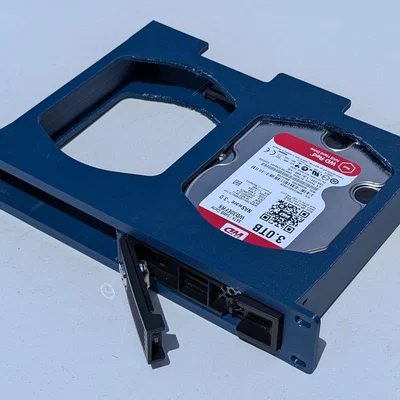 Khay gắn 2 ổ cứng QNAP 3.5 inch cho tủ rack 10 inch 1U