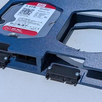 Khay gắn 2 ổ cứng QNAP 3.5 inch cho tủ rack 10 inch 1U