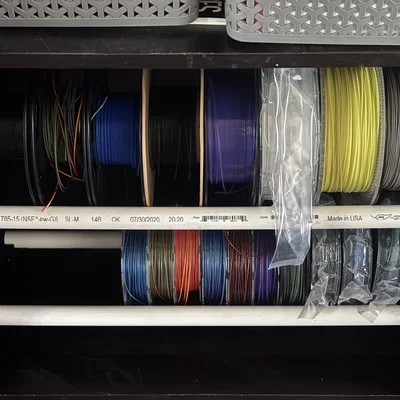 Giá đỡ ống nhựa PVC treo sợi in 3D (Filament)