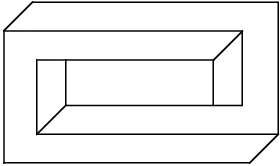 Mô hình Hình chữ nhật bất khả thi - 3D Impossible Rectangle - Image 1
