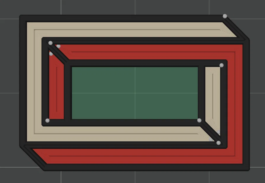 Mô hình Hình chữ nhật bất khả thi - 3D Impossible Rectangle - Image 2