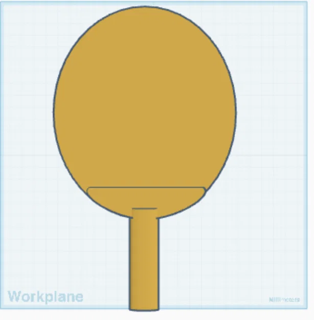 Mô hình vợt bóng bàn Golden Ping Pong Paddle độc đáo - Image 1