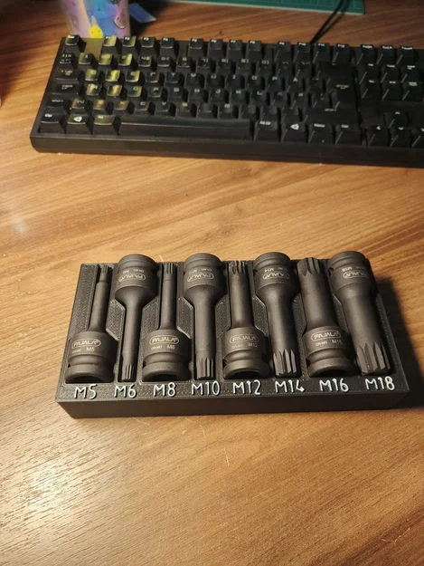 Khay in 3D đựng bộ đầu khẩu Pajala XZN gọn gàng tiện lợi - Image 3