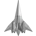Mô hình máy bay chiến đấu tương lai Xe-9 - File STL in 3D đẹp mắt - Thumbnail 4
