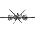 Mô hình máy bay chiến đấu tương lai Xe-9 - File STL in 3D đẹp mắt - Thumbnail 5