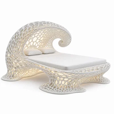 Khung Giường Xoắn Ốc Sinh Học (Bionic Spiral Bed Frame)