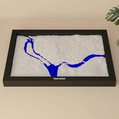Norwich, Hoa Kỳ - Mô hình 3D thu nhỏ