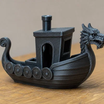 Mô hình thuyền Viking Benchy - Độc đáo cho máy in 3D