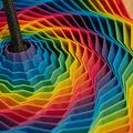 Ngôi sao Fidget 12 cánh phối màu cầu vồng ColorMix - Thumbnail 2