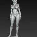 Mô hình nhân vật nữ Anime quyến rũ cho người đam mê in 3D - Thumbnail 4