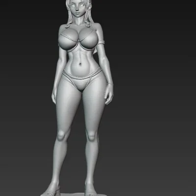Mô hình nhân vật nữ Anime quyến rũ cho người đam mê in 3D