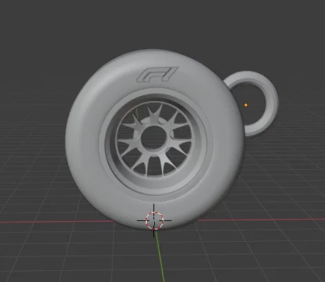Móc khóa lốp xe đua F1 - Phụ kiện 3D cho tín đồ tốc độ - Image 2