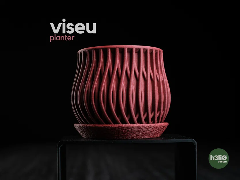 Chậu cây tối giản viseu • planter - Image 1
