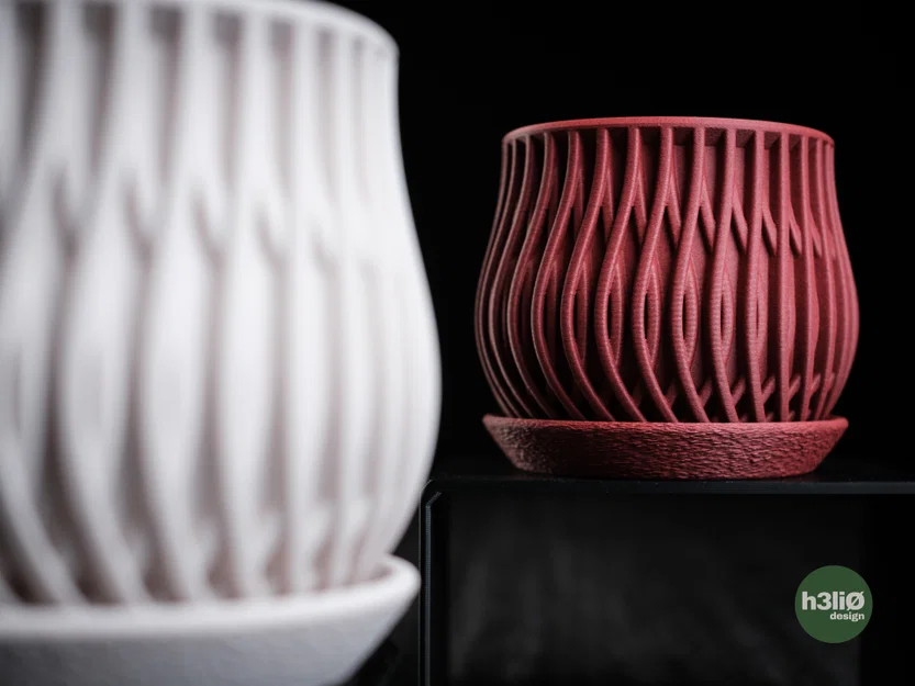 Chậu cây tối giản viseu • planter - Image 2