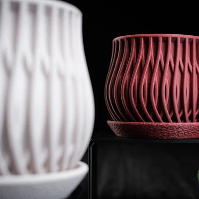 Chậu cây tối giản viseu • planter