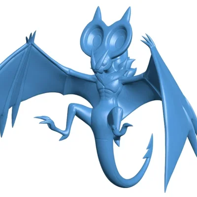 Mô hình 3D Pokemon Noivern tinh xảo dành cho người sưu tầm