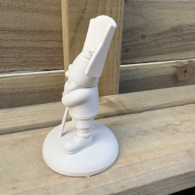 Mô hình chú lùn cầm cờ Flag Gnome