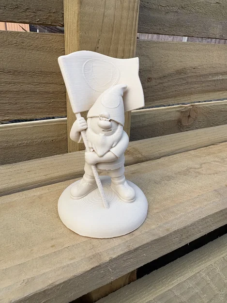 Mô hình chú lùn cầm cờ Flag Gnome - Image 5