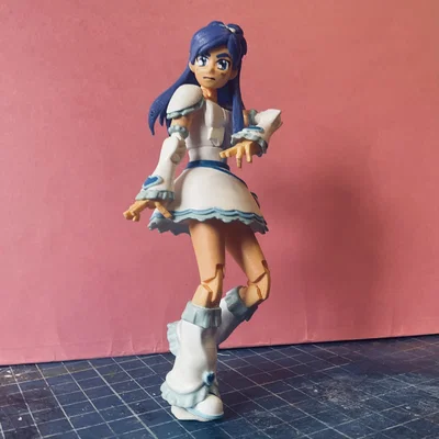 Mô hình hành động PreCure Cure White dựa trên carbon 13