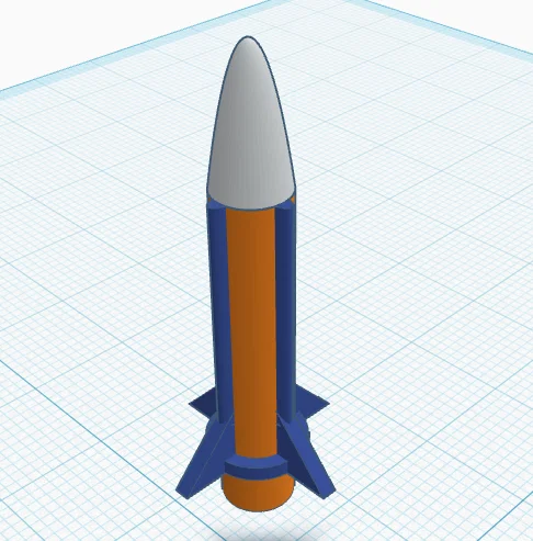Mô hình tên lửa M-35 thiết kế hiện đại (3D Printing File) - Image 1