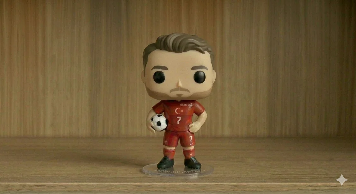 Mô hình Funko Pop cầu thủ bóng đá Kerem Aktürkoğlu độc đáo - Image 1