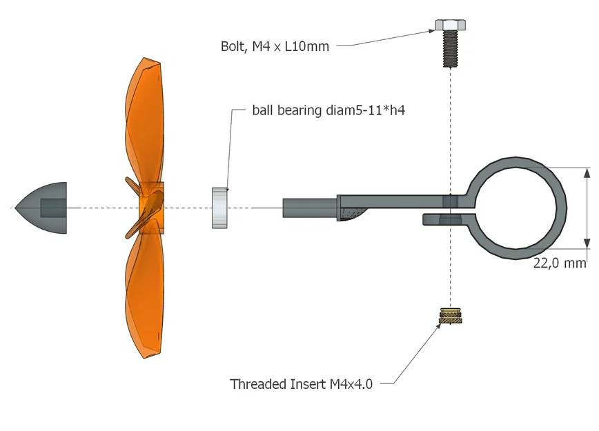 Bộ kit chong chóng động học gắn xe đạp - Image 10