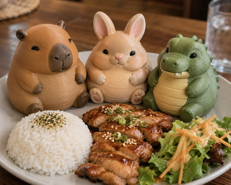 Bộ sưu tập mô hình động vật béo tròn siêu đáng yêu (The Fat Bros) - Image 1