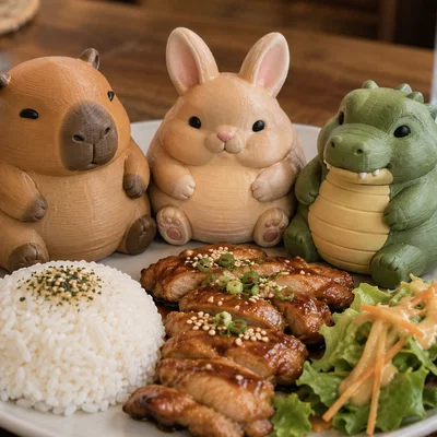 Bộ sưu tập mô hình động vật béo tròn siêu đáng yêu (The Fat Bros)