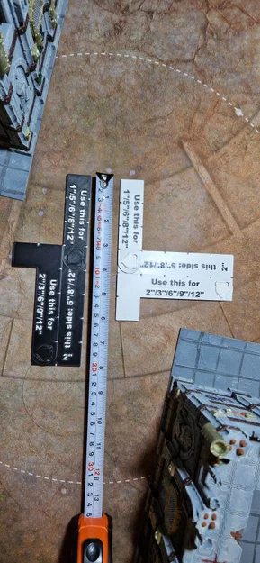 Thước đo Warhammer 40k 11th edition gấp gọn - Image 2