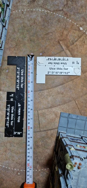 Thước đo Warhammer 40k 11th edition gấp gọn - Image 3