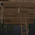 Mô hình pháo đài di động Hölzerne Festung cho game bàn cờ - Thumbnail 1