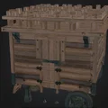 Mô hình pháo đài di động Hölzerne Festung cho game bàn cờ - Thumbnail 2