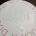 Miếng lót ly 3D "FCK a duck" hài hước và cá tính cho bàn làm việc - Thumbnail 2
