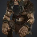 Mô hình Orc đang ngồi (Ork sitzend) - Mẫu in 3D sắc nét cho bộ sưu tập - Thumbnail 1