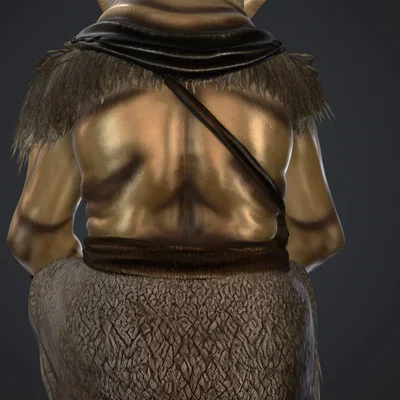 Mô hình Orc đang ngồi (Ork sitzend) - Mẫu in 3D sắc nét cho bộ sưu tập