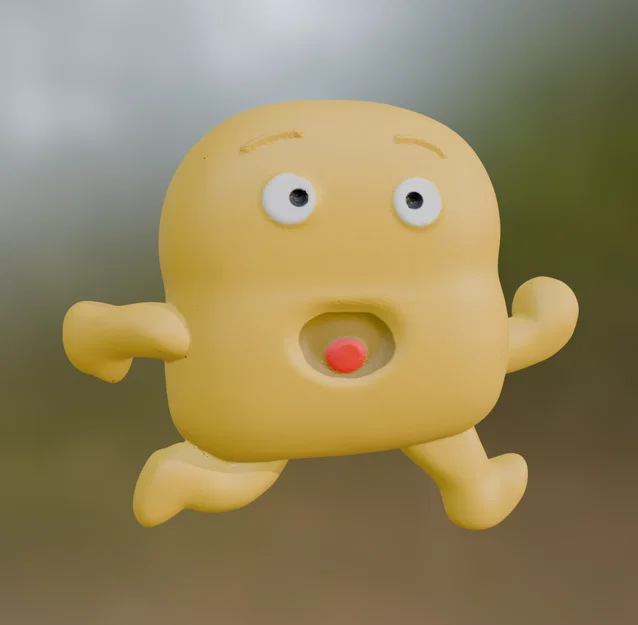 Mô hình 3D Baby Bread: Chú bánh mì đáng yêu cho góc làm việc - Image 2