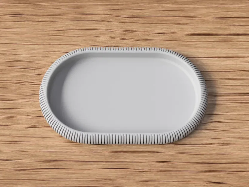 Khay Đựng Đồ Phong Cách Japandi Tối Giản In 3D - Image 1