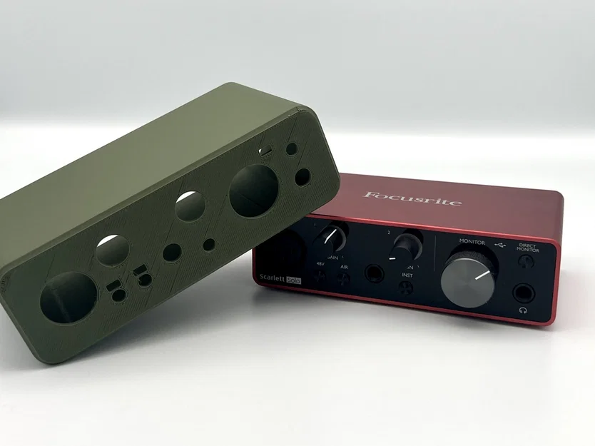 Vỏ bọc bảo vệ cho Focusrite Scarlett Solo 3rd Gen – Tùy biến tấm ốp trang trí - Image 1