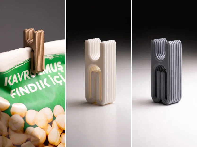 Kẹp miệng túi mini 3D - Giải pháp bảo quản thực phẩm tiện lợi - Image 1