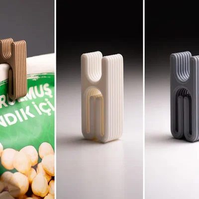 Kẹp miệng túi mini 3D - Giải pháp bảo quản thực phẩm tiện lợi